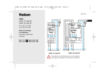 Manuel du propriétaire | THEBEN LUNA 121 TOP2 RC Manuel utilisateur | Fixfr
