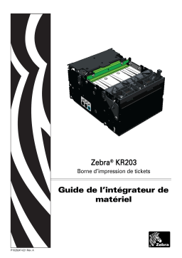 Zebra KR203 Manuel utilisateur