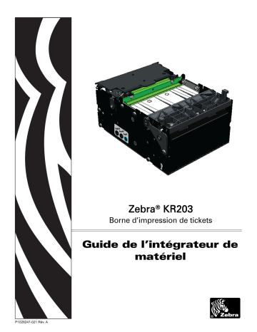 Manuel du propriétaire | Zebra KR203 Manuel utilisateur | Fixfr