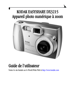 Kodak EASYSHARE DX3215 Manuel utilisateur