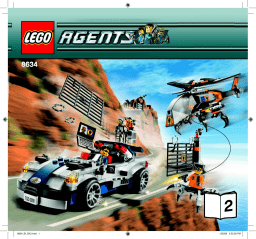 Lego 8634 Turbocar Chase Manuel utilisateur