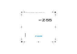 Sagem MYZ-55 Manuel utilisateur