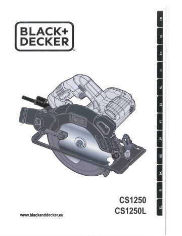 Une information important | Black & Decker CS1250LK Manuel utilisateur | Fixfr