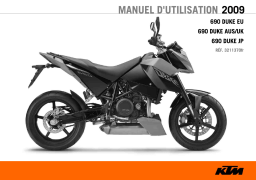 KTM 690 DUKE UK Manuel utilisateur