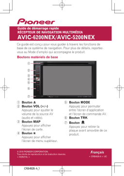 Pioneer AVIC 5200 NEX Manuel utilisateur