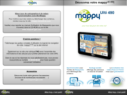 MAPPY ulti 490 Manuel utilisateur