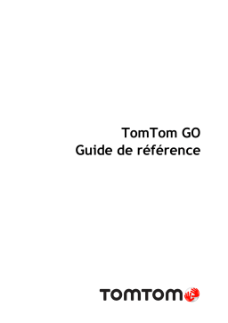 TomTom GO 60 Manuel utilisateur