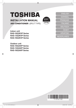 Toshiba MIRAI RAS-10BAVG-EMIRAI RAS-13BKVG-E Manuel utilisateur