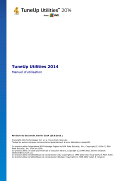 TuneUp Utilities 2014 Manuel utilisateur