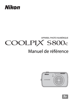 Nikon COOLPIX S800c Manuel utilisateur