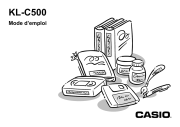 Manual | Casio KL-C500 Manuel utilisateur | Fixfr
