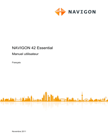 Navigon 42 Essential Manuel utilisateur | Fixfr