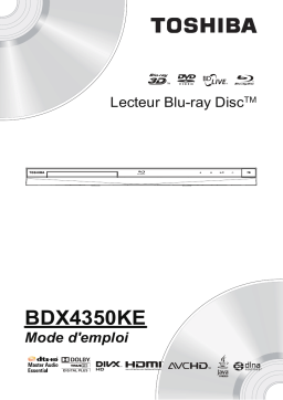 Toshiba BDX4350BDX4350KE Manuel utilisateur