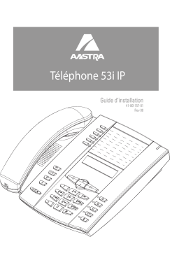 Aastra 53i IP Phone Manuel utilisateur