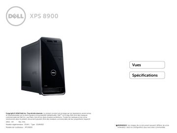 Dell XPS 8900 desktop spécification | Fixfr