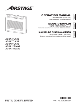 Fujitsu AGUA9TLAV2 Manuel utilisateur