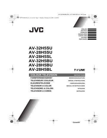 Manuel du propriétaire | JVC AV-28H5S Manuel utilisateur | Fixfr