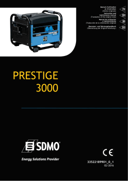 SDMO PRESTIGE 3000 Mode d'emploi