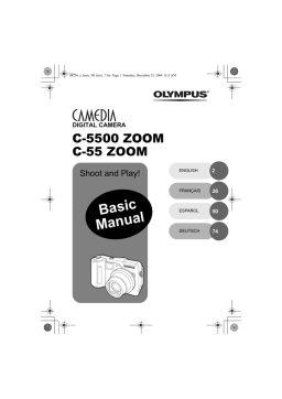 Olympus C5500 Zoom Manuel utilisateur