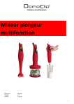 DOMOCLIP DOP107 Manuel utilisateur