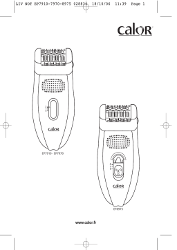 CALOR EP 7970 Manuel utilisateur