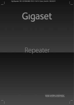 Gigaset REPEATER 2.0 Manuel utilisateur