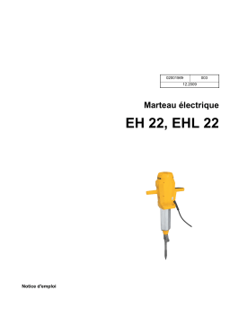 Wacker Neuson EH 22/220 Electric Breaker Manuel utilisateur