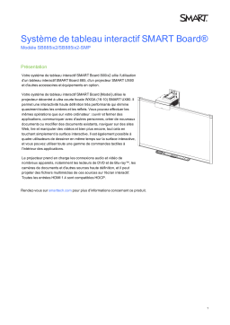 SMART Technologies UX80 (ix2 systems) spécification