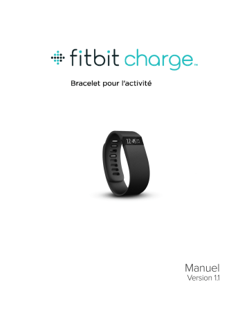 Mode d'emploi | Fitbit Charge Manuel utilisateur | Fixfr