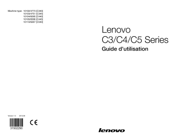 Manuel du propriétaire | Lenovo IDEACENTRE C445 (57319833) Manuel utilisateur | Fixfr