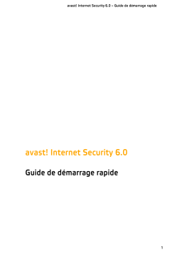 Avast Internet Security 6.0 Manuel utilisateur