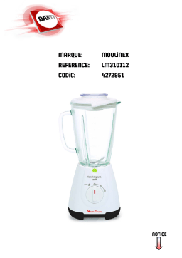 Moulinex EASY SOUP LM841810 Manuel utilisateur