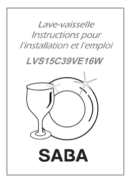 Saba LVS 15C39-18BK Manuel utilisateur