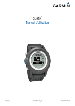 Garmin quatix® Manuel utilisateur