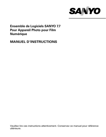 Manuel du propriétaire | Sanyo XACTI VPC-HD1AEX Manuel utilisateur | Fixfr