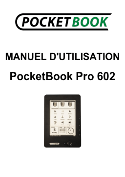 Pocketbook Pro 602 Manuel utilisateur