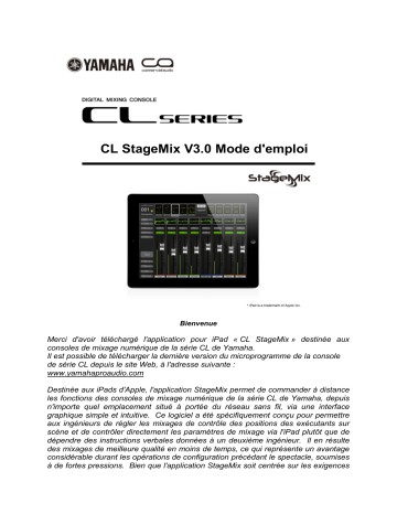 Manuel du propriétaire | Yamaha CL1 Manuel utilisateur | Fixfr