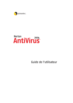 Symantec Norton AntiVirus 2004 Manuel utilisateur