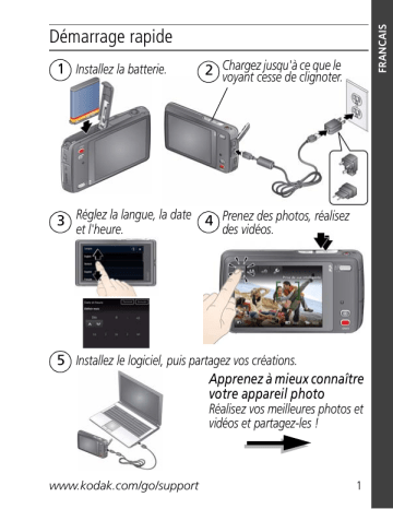 EasyShare M577 | Kodak Touch M577 Mode d'emploi | Fixfr