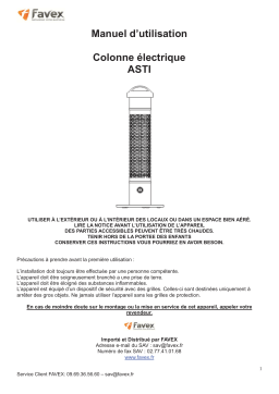 Favex Asti Mode d'emploi