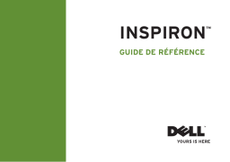 Dell Inspiron 1464 laptop Guide de démarrage rapide