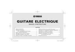 Yamaha ELECTRIC GUITAR GENERAL Manuel utilisateur