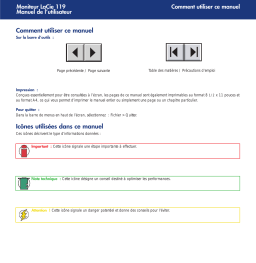 LaCie ÉCRAN LCD 119 AVEC LAFRAME Manuel utilisateur