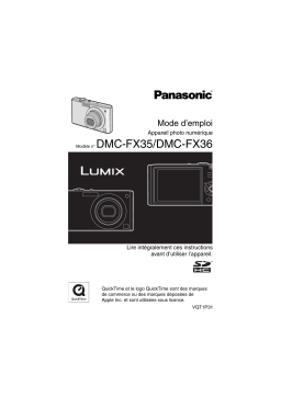 Panasonic DMC FX35 Mode d'emploi