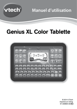 VTech Genius XL Color Manuel utilisateur