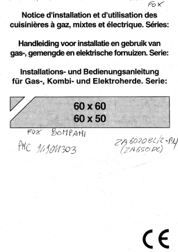 Zanussi ZA6020BL/1 Manuel utilisateur