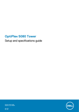 Dell OptiPlex 5080 desktop Manuel du propriétaire