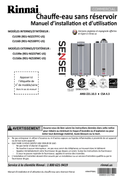 Rinnai REU-N2530FFC-US-P Manuel utilisateur