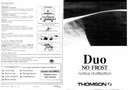 Thomson DV338 Manuel utilisateur