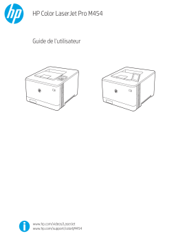 HP COLOR JET PRO MFP M479FNW Manuel utilisateur